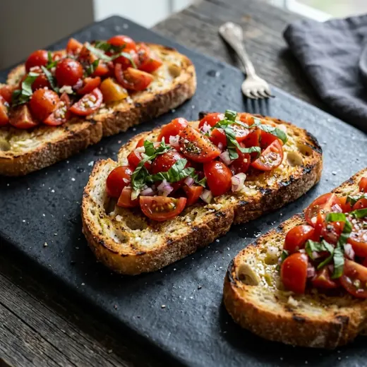 Bruschetta z czosnkiem