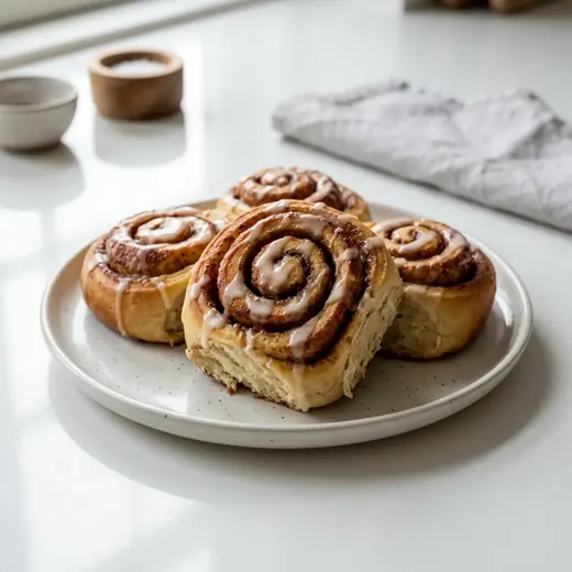 Bułeczki cynamonowe z frytkownicy beztłuszczowej