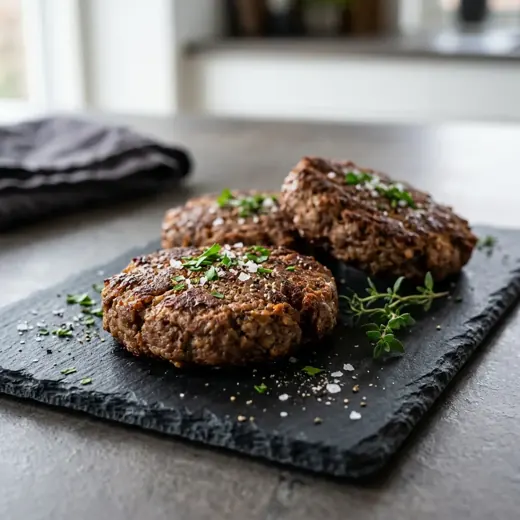 Burgery wegetariańskie z frytkownicy beztłuszczowej