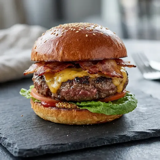 Cheeseburger z boczkiem