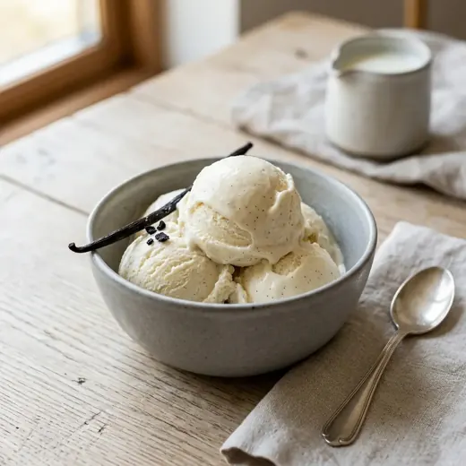 Domowe lody waniliowe