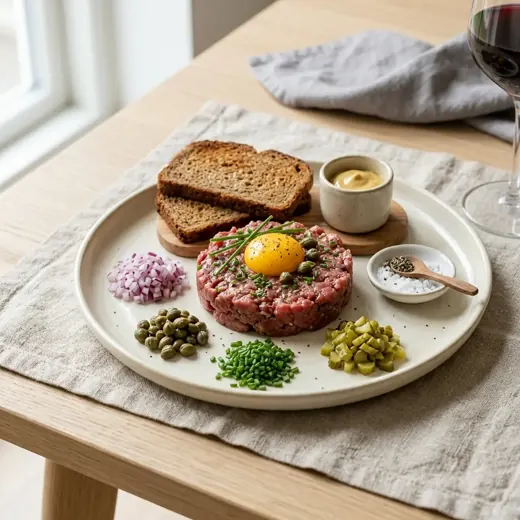 Domowy tatar wołowy