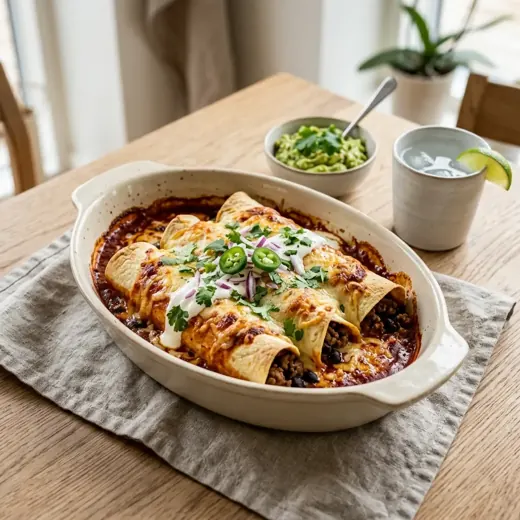 Enchiladas z wołowiną