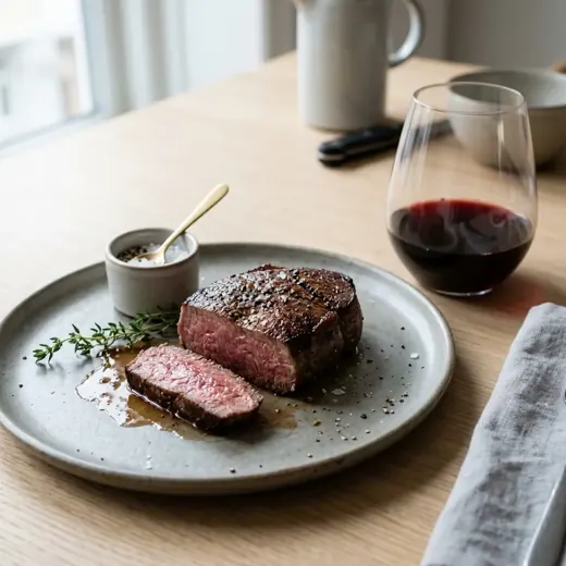 Filet wołowy z patelni