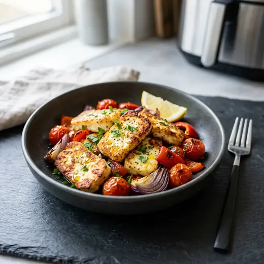 Halloumi z frytkownicy beztłuszczowej