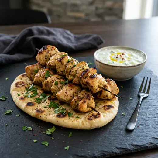 Kebab z kurczaka z frytkownicy beztłuszczowej