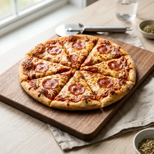 Mrożona pizza z frytkownicy beztłuszczowej