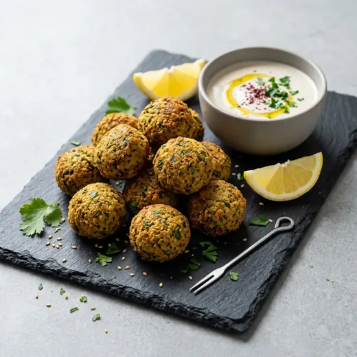 Mrożony falafel z frytkownicy beztłuszczowej