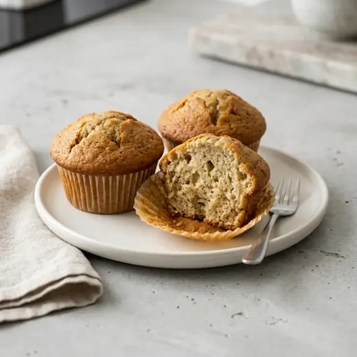 Muffiny bananowe z frytkownicy beztłuszczowej