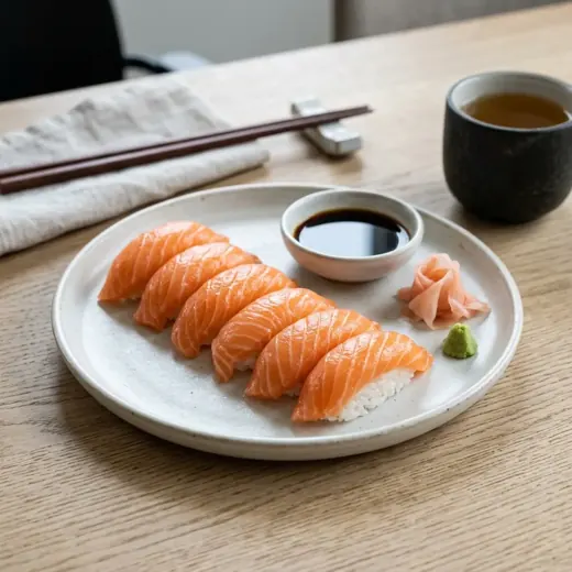 Nigiri z łososiem