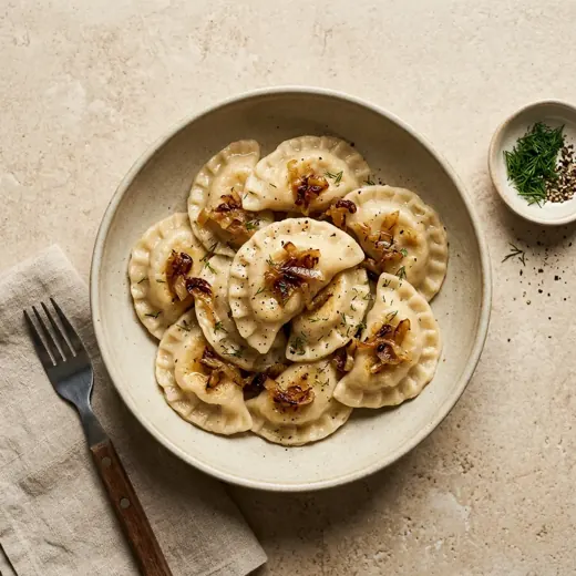 Pierogi z kapustą i grzybami