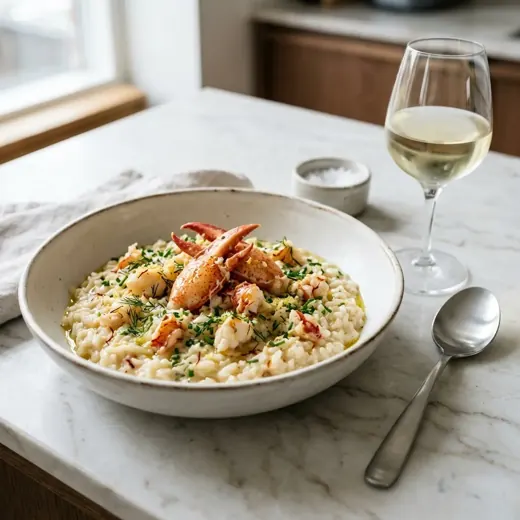 Risotto z langustynką