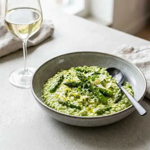 Risotto z szparagami