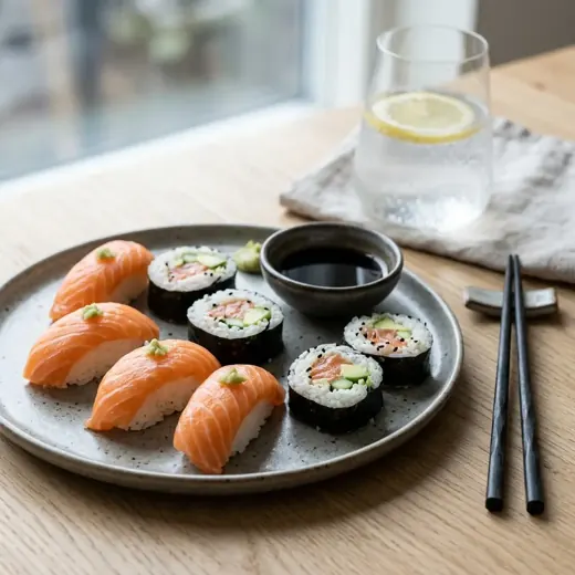 Sushi z łososiem