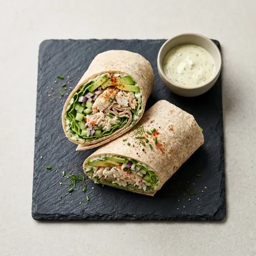 Tortilla z krabem