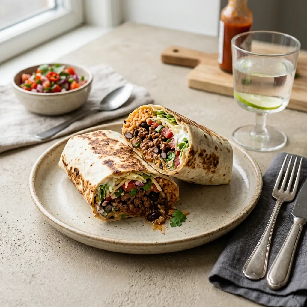 Burrito z wołowiną