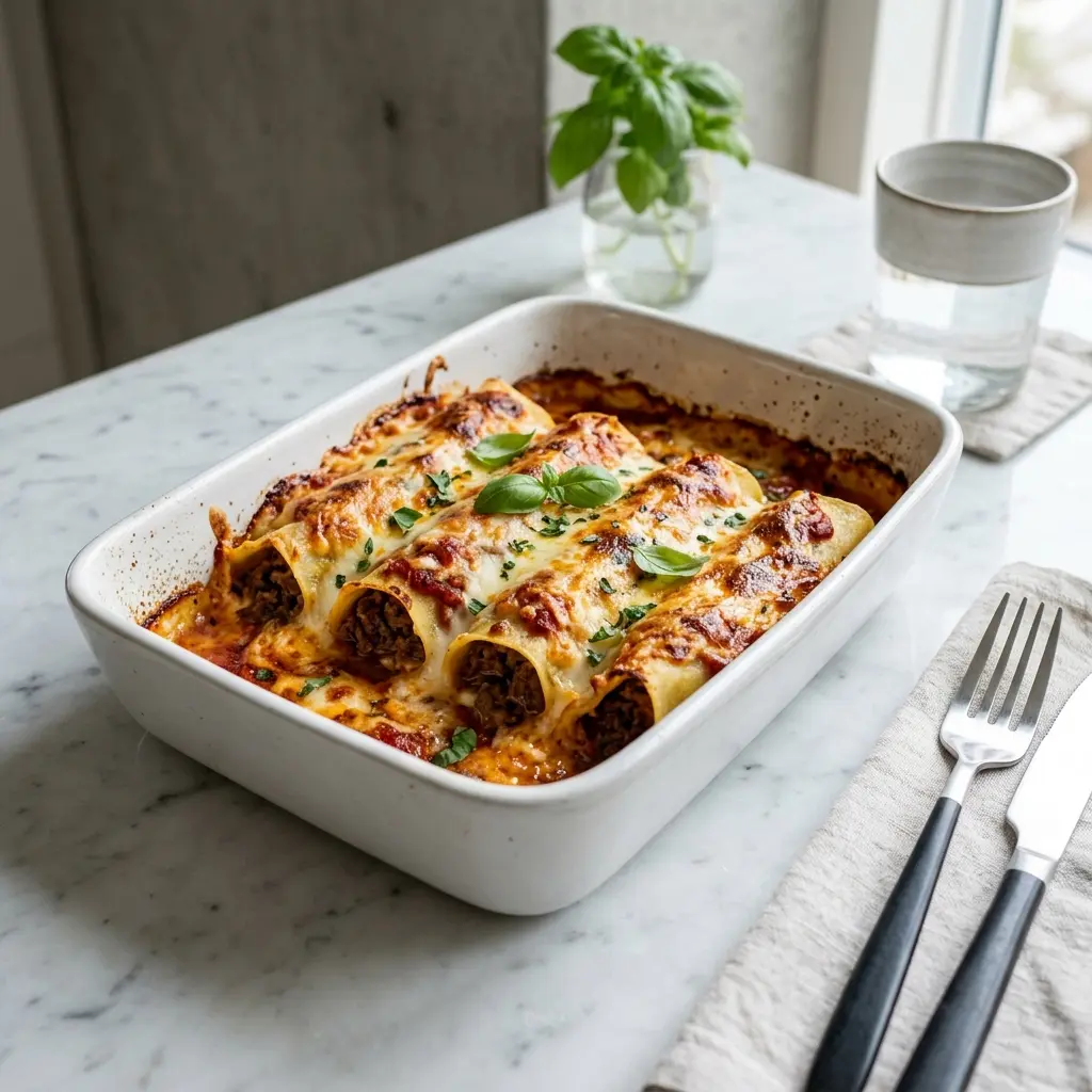 Cannelloni z wołowiną
