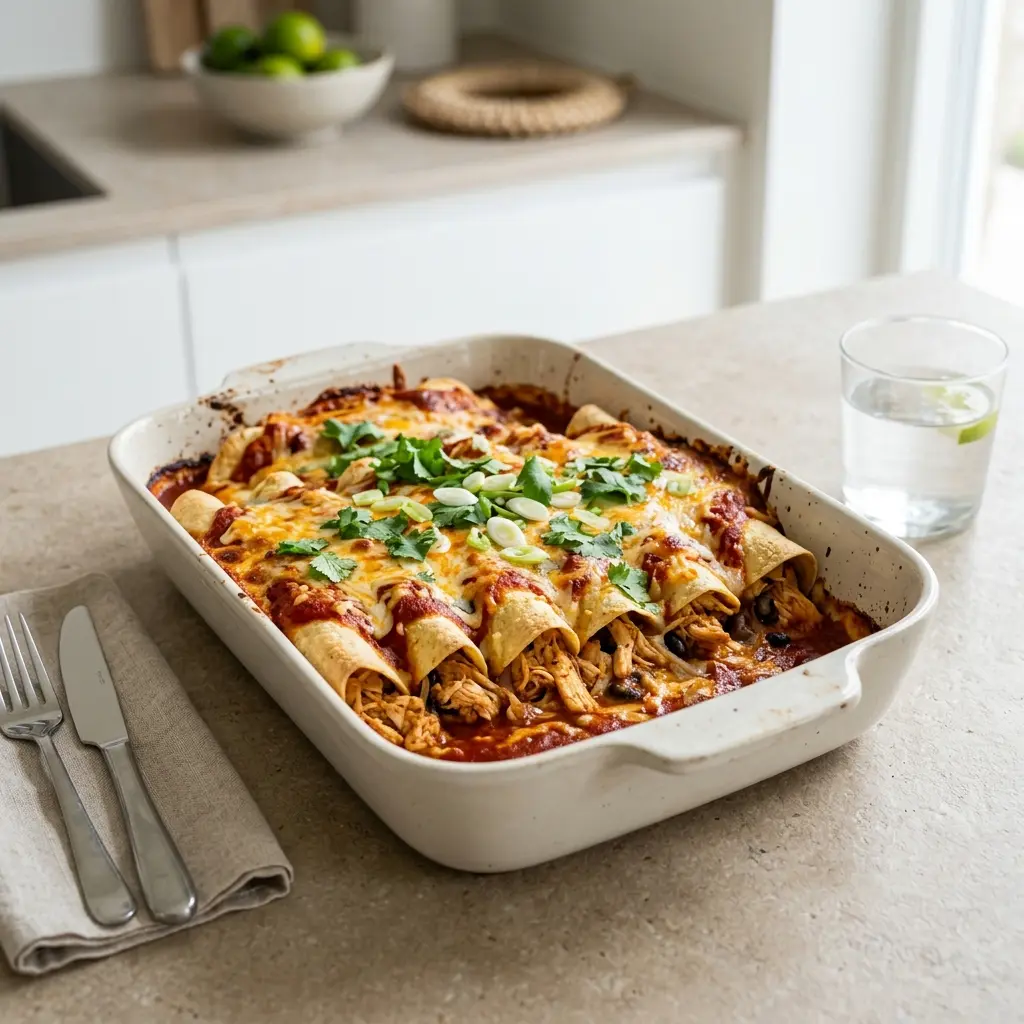 Enchiladas z kurczakiem