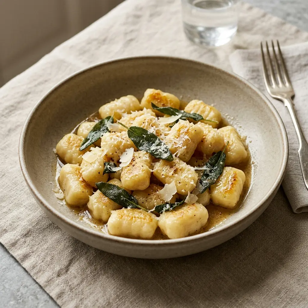 Gnocchi z masłem szałwiowym