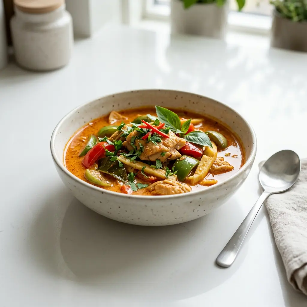 Kurczak w czerwonym curry