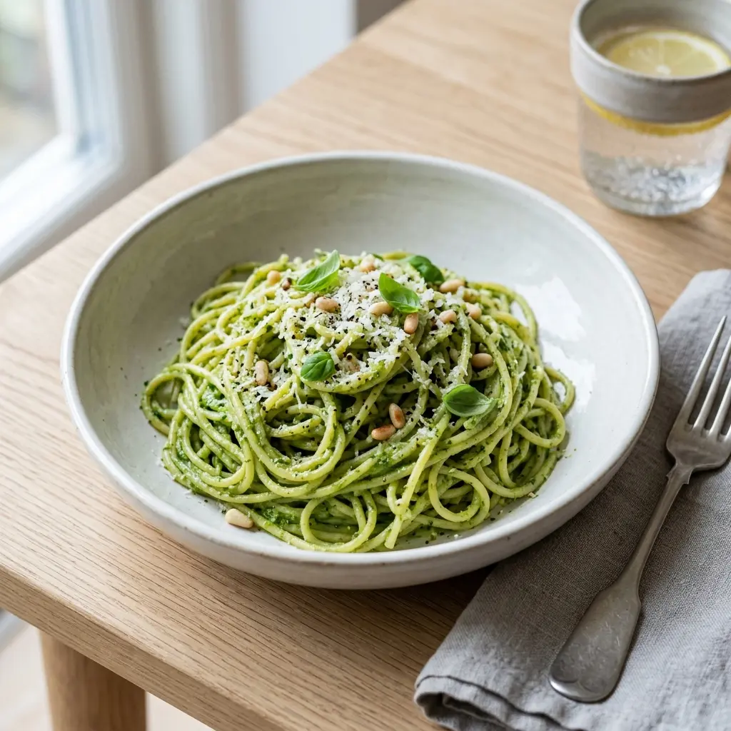 Makaron z pesto