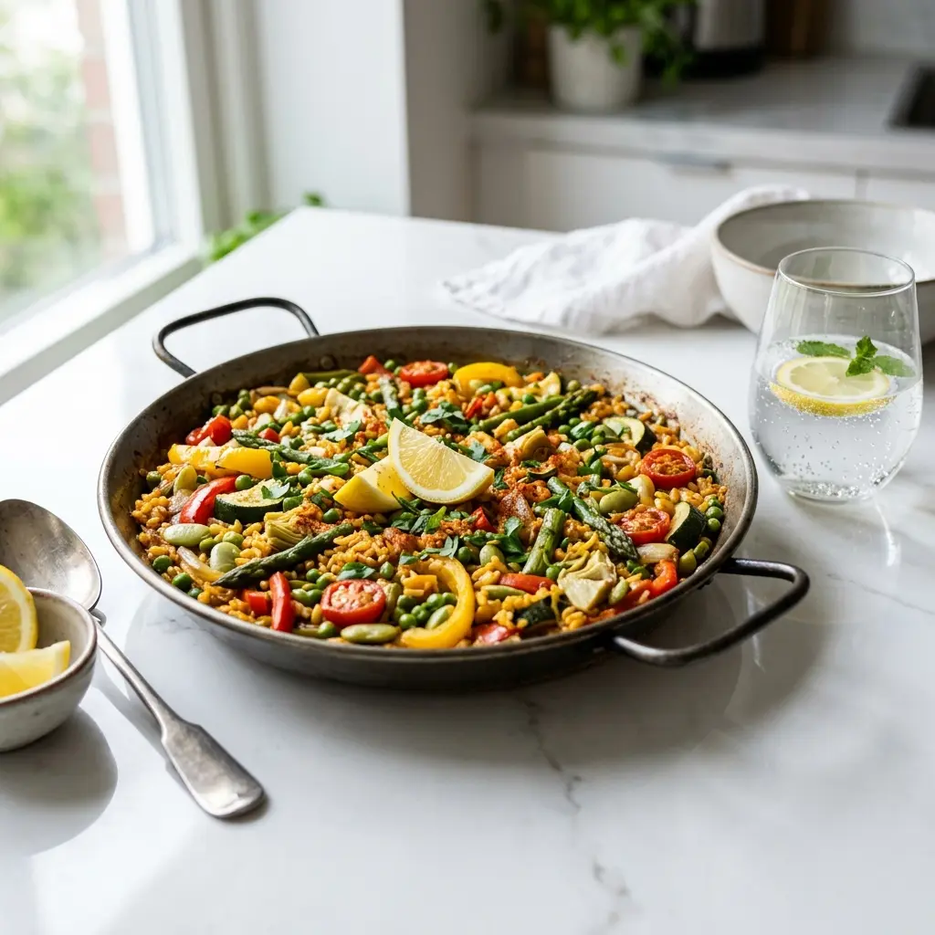 Paella wegetariańska