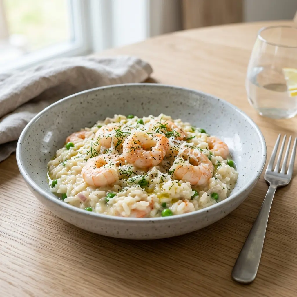 Risotto z krewetkami