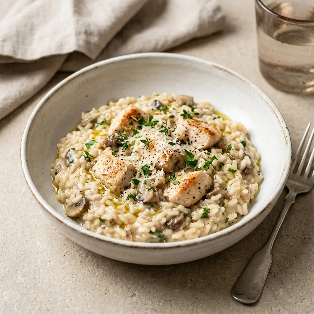 Risotto z kurczakiem