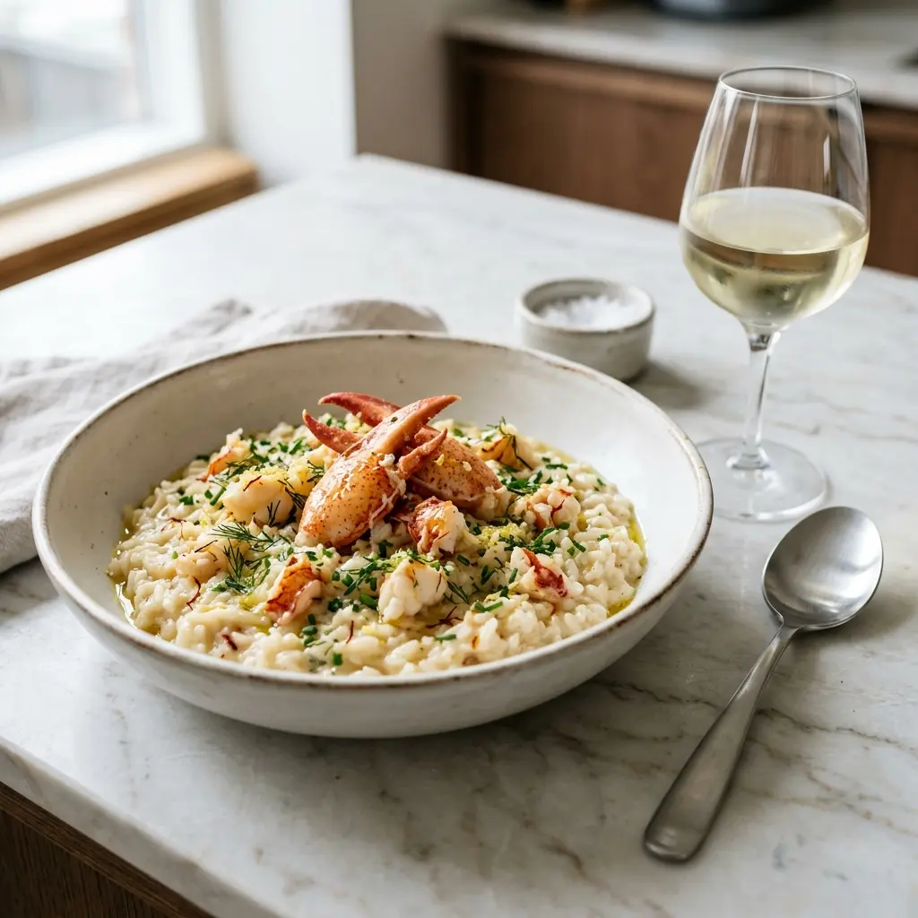 Risotto z langustynką