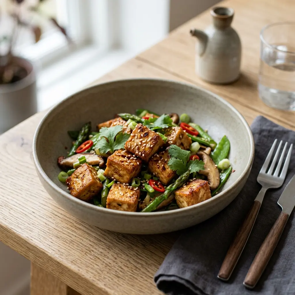 Smażone tofu