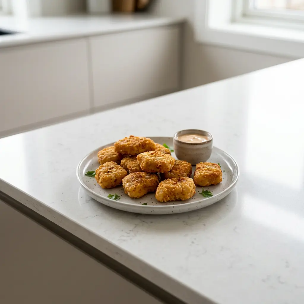 Nuggetsy z kurczaka z frytkownicy beztłuszczowej
