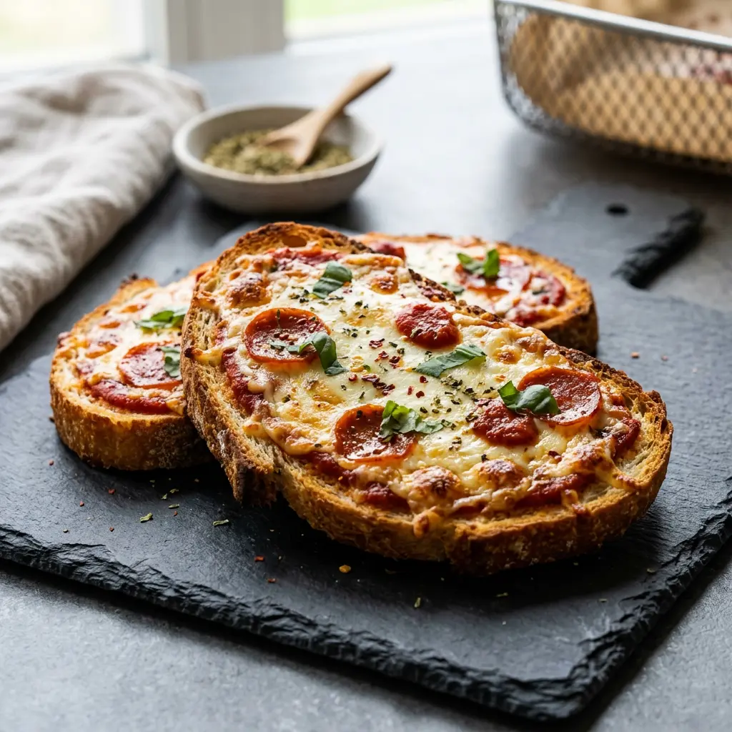 Tost pizzowy z frytkownicy beztłuszczowej